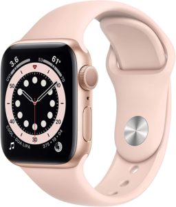 Apple Watch Series 6 (GPS, 40mm) - Gold Aluminum Case with Pink Sand Sport Band